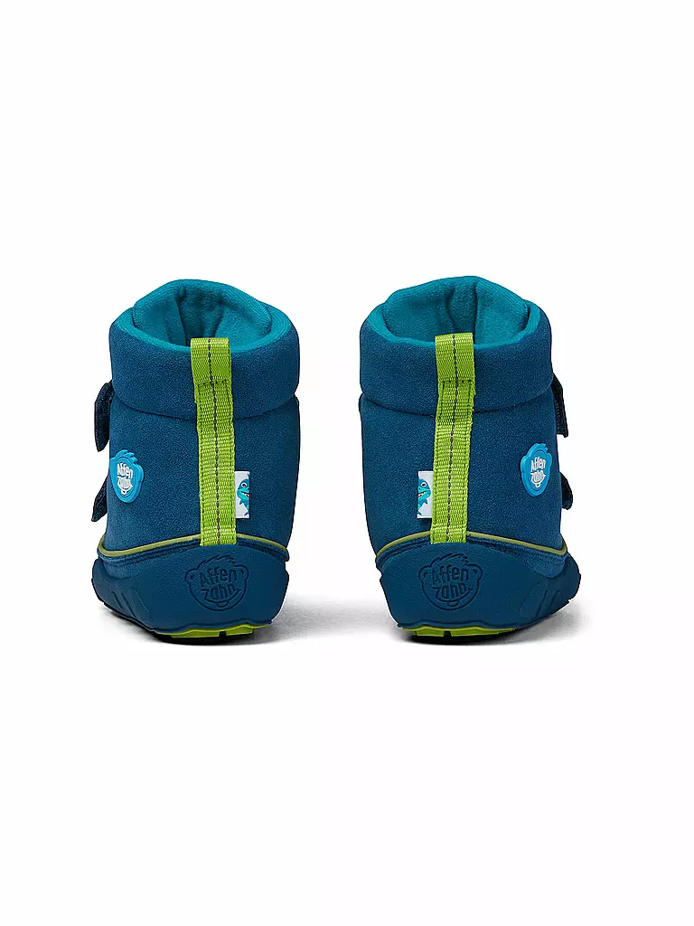 AFFENZAHN | Kinder Barfußschuhe - Boots Hai Jump Midboot  | Blu