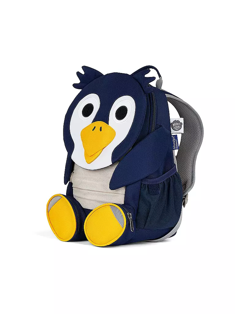 AFFENZAHN | Kinder Rucksack Große Freunde - Pinguin | Blu scuro