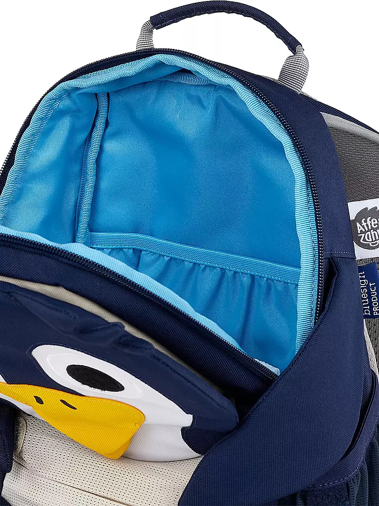 AFFENZAHN | Kinder Rucksack Große Freunde - Pinguin | Blu scuro