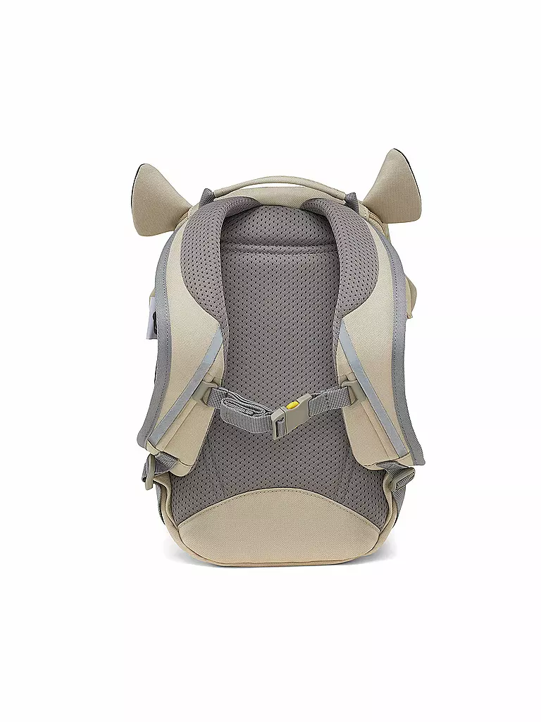 AFFENZAHN | Kinder Rucksack Kleine Freunde - Nashorn | Grigio