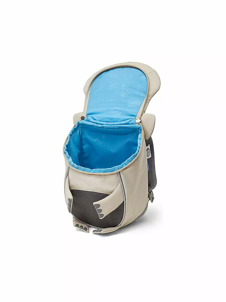 AFFENZAHN | Kinder Rucksack Kleine Freunde - Nashorn | Grigio