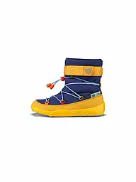 AFFENZAHN | Stivali invernali per bambini VEGAN SNOWY Elefante | Blu scuro