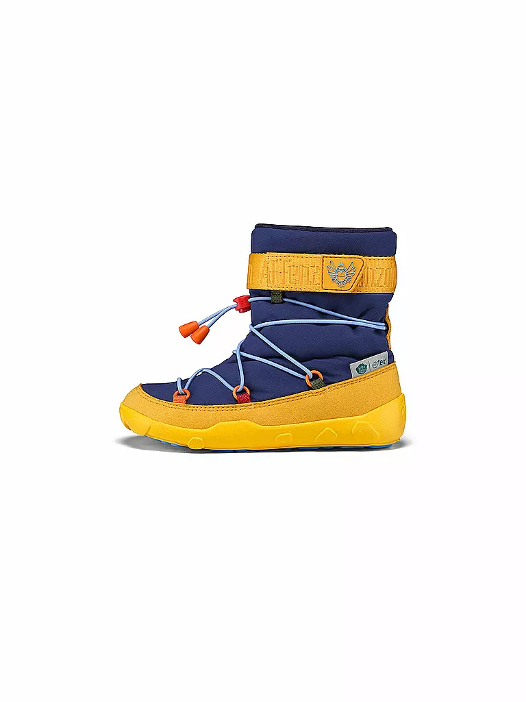 AFFENZAHN | Kinder Winterstiefel  VEGAN SNOWY Tukan | Blu scuro