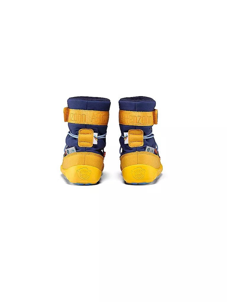 AFFENZAHN | Kinder Winterstiefel  VEGAN SNOWY Tukan | Blu scuro