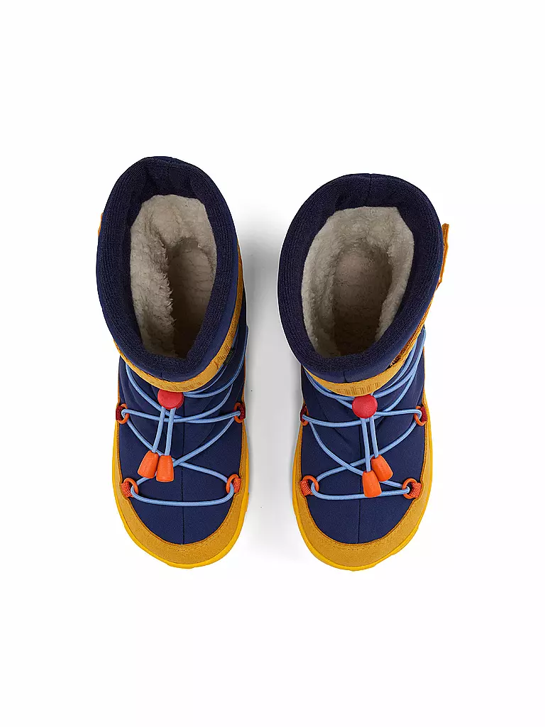 AFFENZAHN | Kinder Winterstiefel  VEGAN SNOWY Tukan | Blu scuro