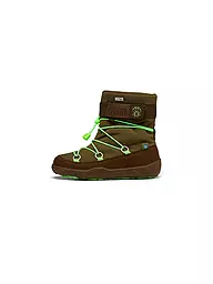 AFFENZAHN | Kinder Barfußschuhe -  Stiefel SNOWY ELEFANT | Verde
