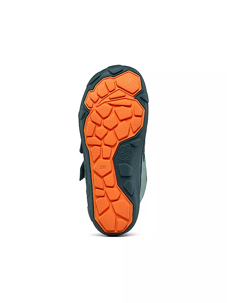AFFENZAHN | Kinder Winterstiefel WOLLE COMFY Hase | Blu chiaro