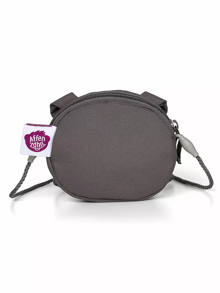 AFFENZAHN | Portamonete per bambini "Hugo Hund" | Grigio