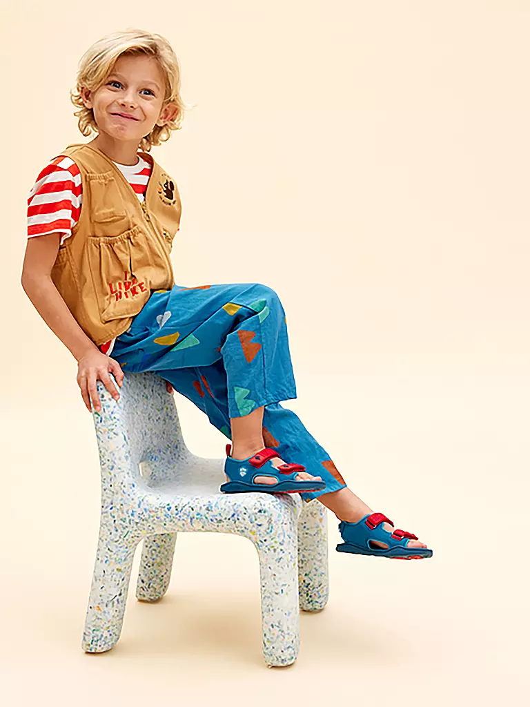 AFFENZAHN | Sandali da bambino AIRY Squalo | Blu