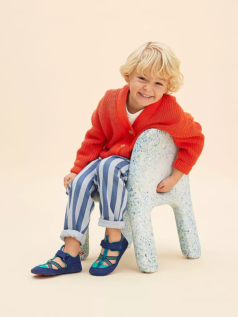 AFFENZAHN | Sandali per bambini BREEZY OCTOPUS | Blu scuro