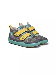 AFFENZAHN | Kinder Barfußschuhe - Übergangsschuh KNIT HAPPY Bär | Petrolio