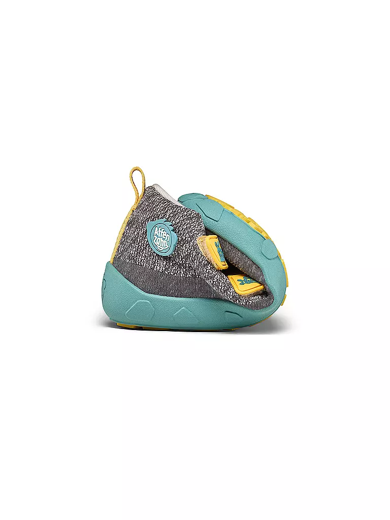 AFFENZAHN | Scarpe barefoot per bambini - Scarpe di transizione KNIT HAPPY Rinoceronte | 