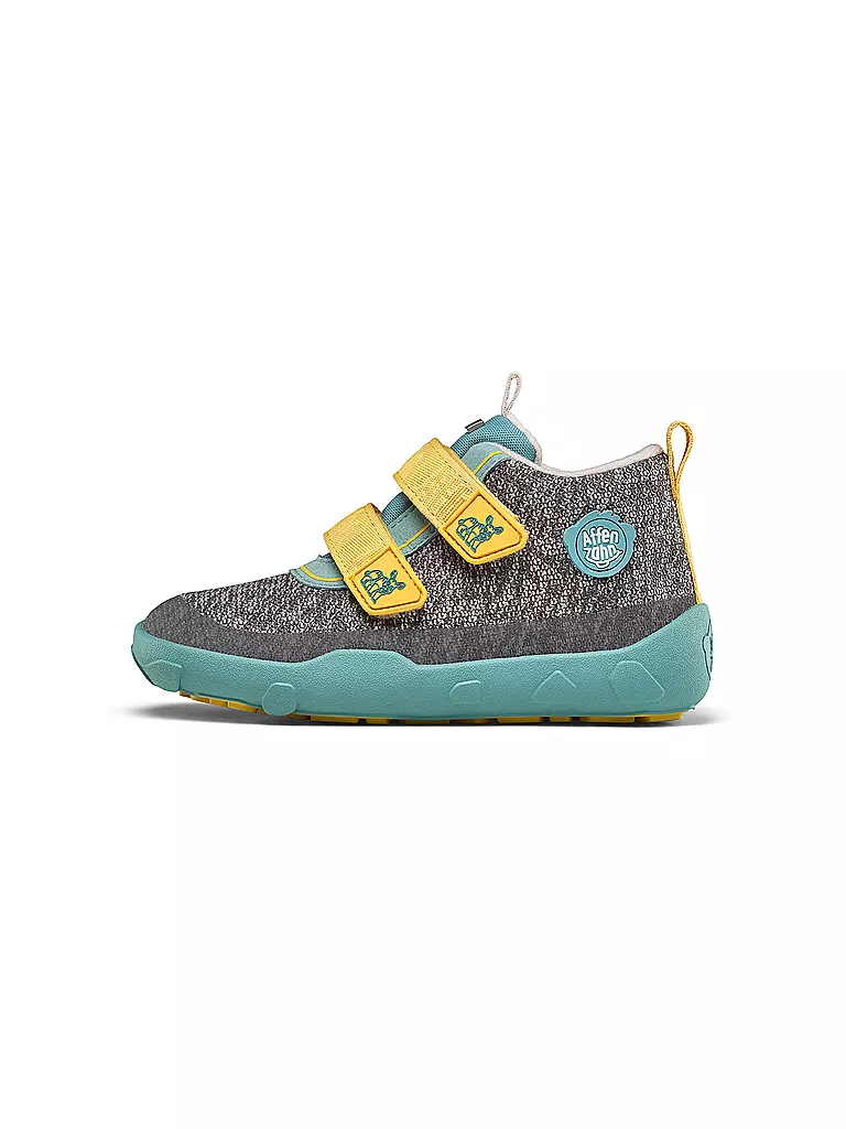 AFFENZAHN | Scarpe barefoot per bambini - Scarpe di transizione KNIT HAPPY Rinoceronte | 