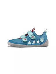 AFFENZAHN | Sneaker da bambino a piedi nudi COTTON LUCKY Bär | Blu chiaro