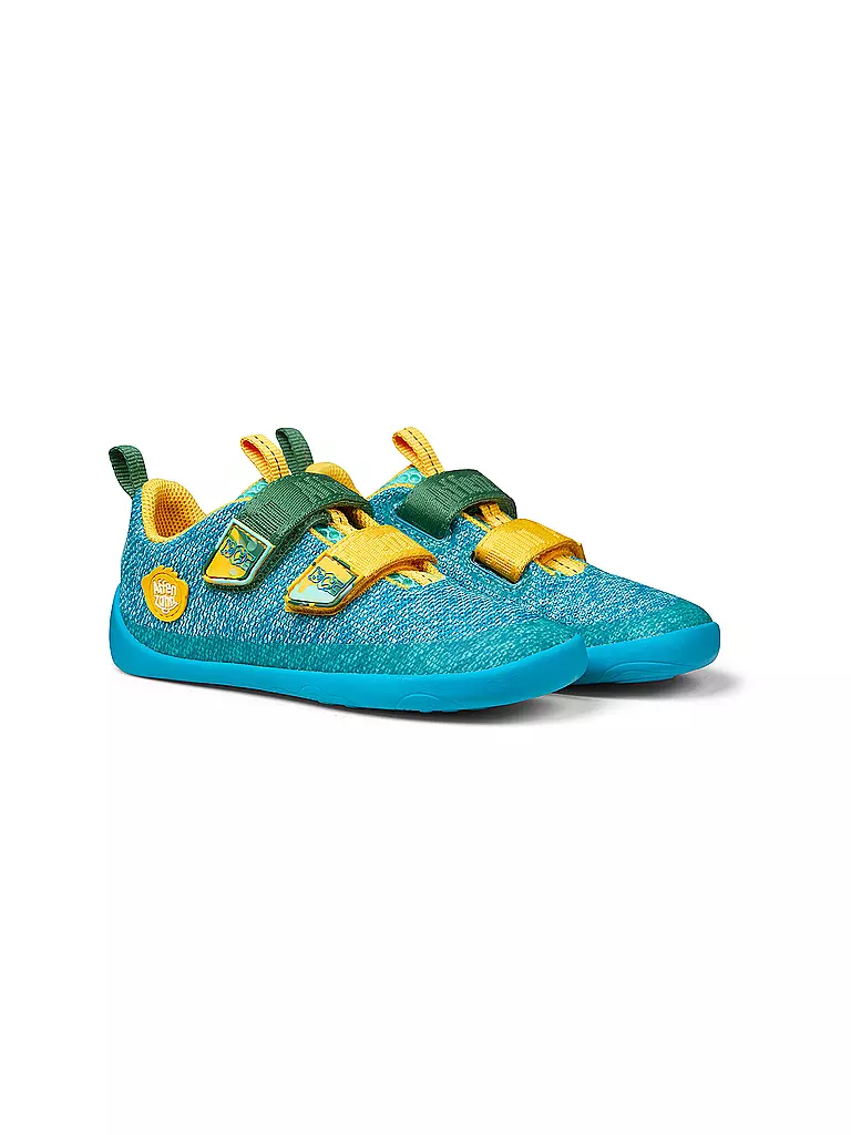 AFFENZAHN | Scarpe barefoot per bambini KNIT HAPPY Bär | Turchese
