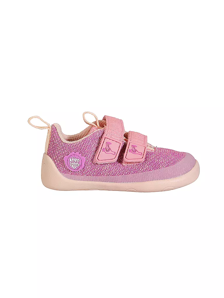 AFFENZAHN | Scarpe barefoot per bambini KNIT HAPPY Flamingo | Rosa