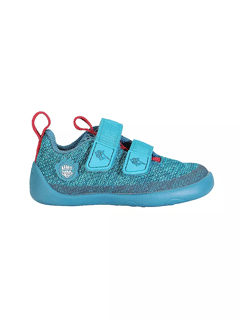 AFFENZAHN | Scarpe barefoot per bambini KNIT HAPPY Squalo | Blu