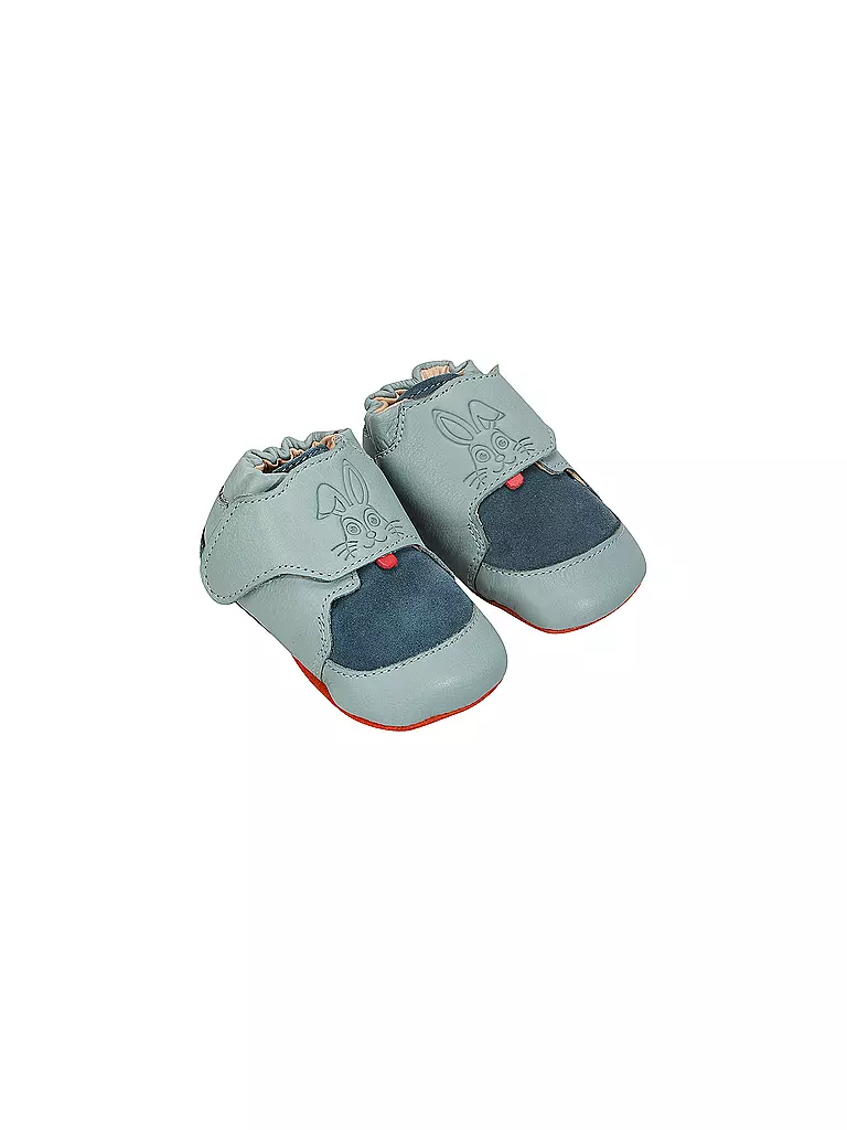 AFFENZAHN | Scarpine da neonato CRAWLY HASE | Petrolio