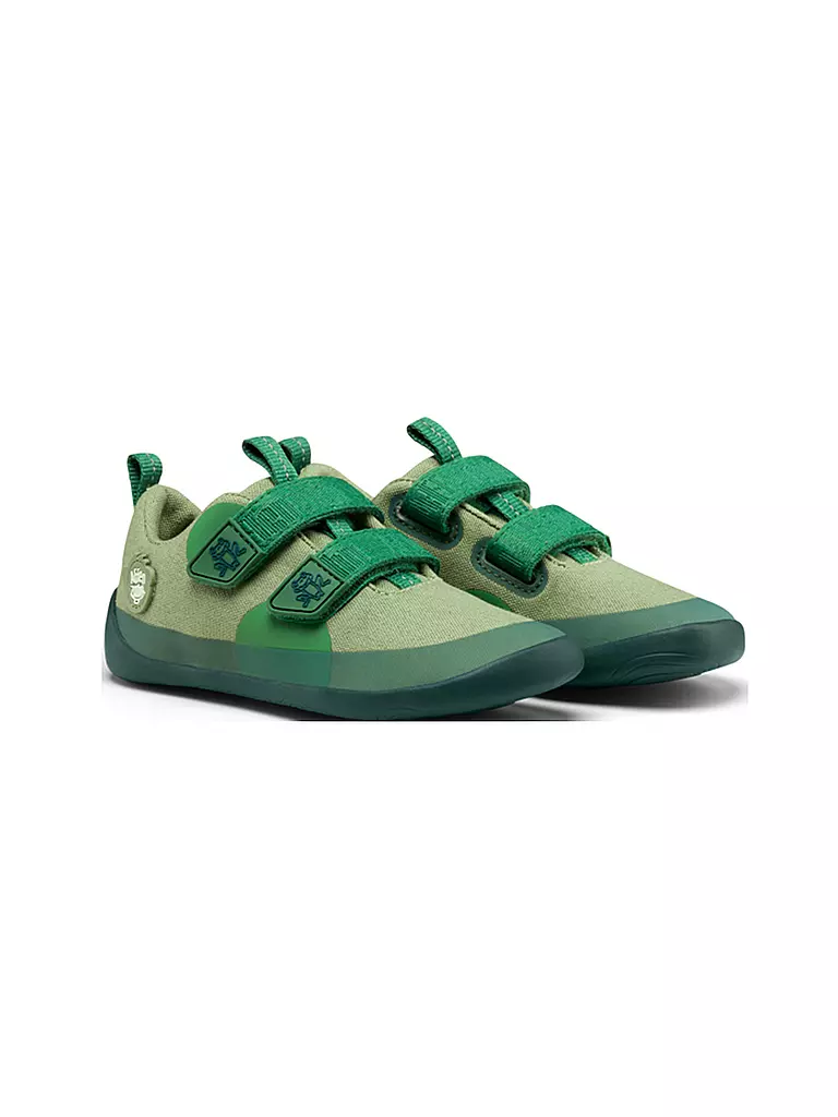 AFFENZAHN | Sneaker da bambino a piedi nudi COTTON LUCKY Frosch | Verde