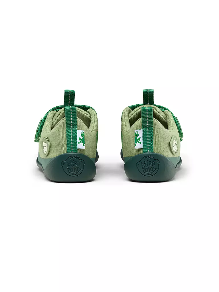 AFFENZAHN | Sneaker da bambino a piedi nudi COTTON LUCKY Frosch | 