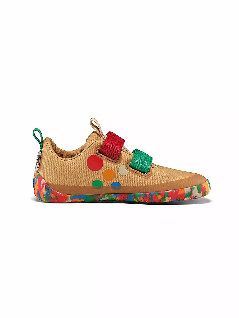AFFENZAHN | Sneaker da bambino a piedi nudi COTTON LUCKY | Beige