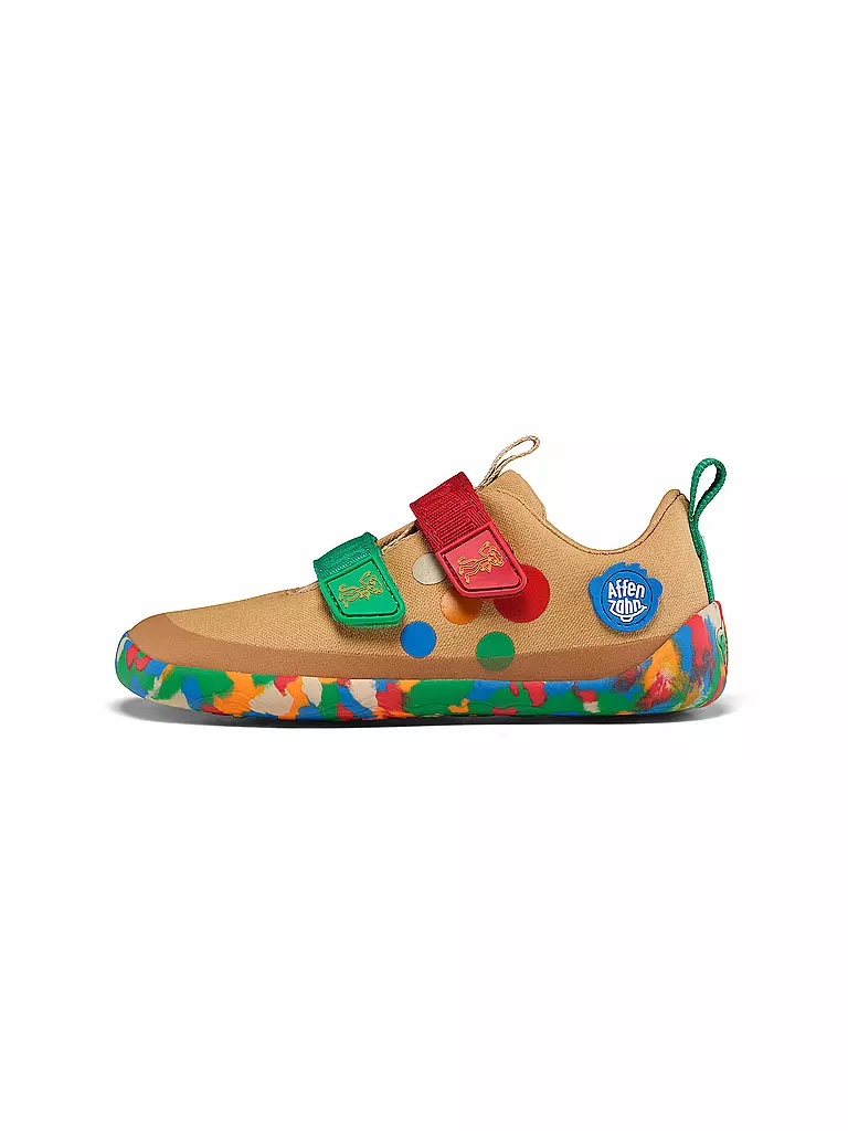 AFFENZAHN | Sneaker da bambino a piedi nudi COTTON LUCKY | Beige