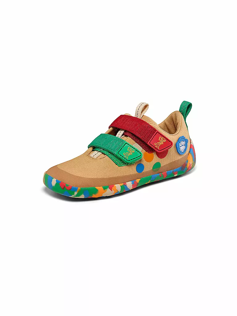 AFFENZAHN | Sneaker da bambino a piedi nudi COTTON LUCKY | Beige