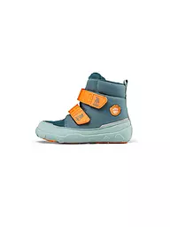 AFFENZAHN | Stivali invernali per bambini VEGAN COMFY Gufo | Blu chiaro