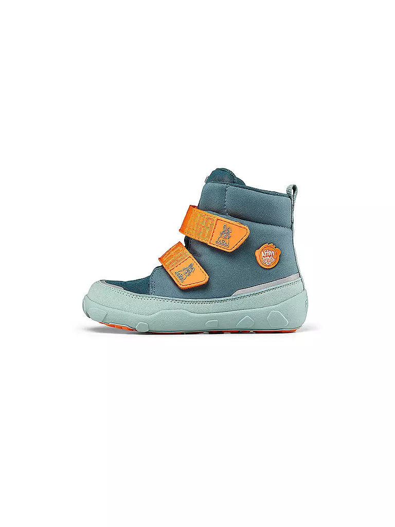 AFFENZAHN | Stivali invernali per bambini VEGAN COMFY Coniglio | Blu chiaro