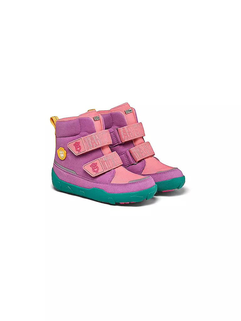 AFFENZAHN | Stivali invernali per bambini VEGAN COMFY Gufo | Fucsia