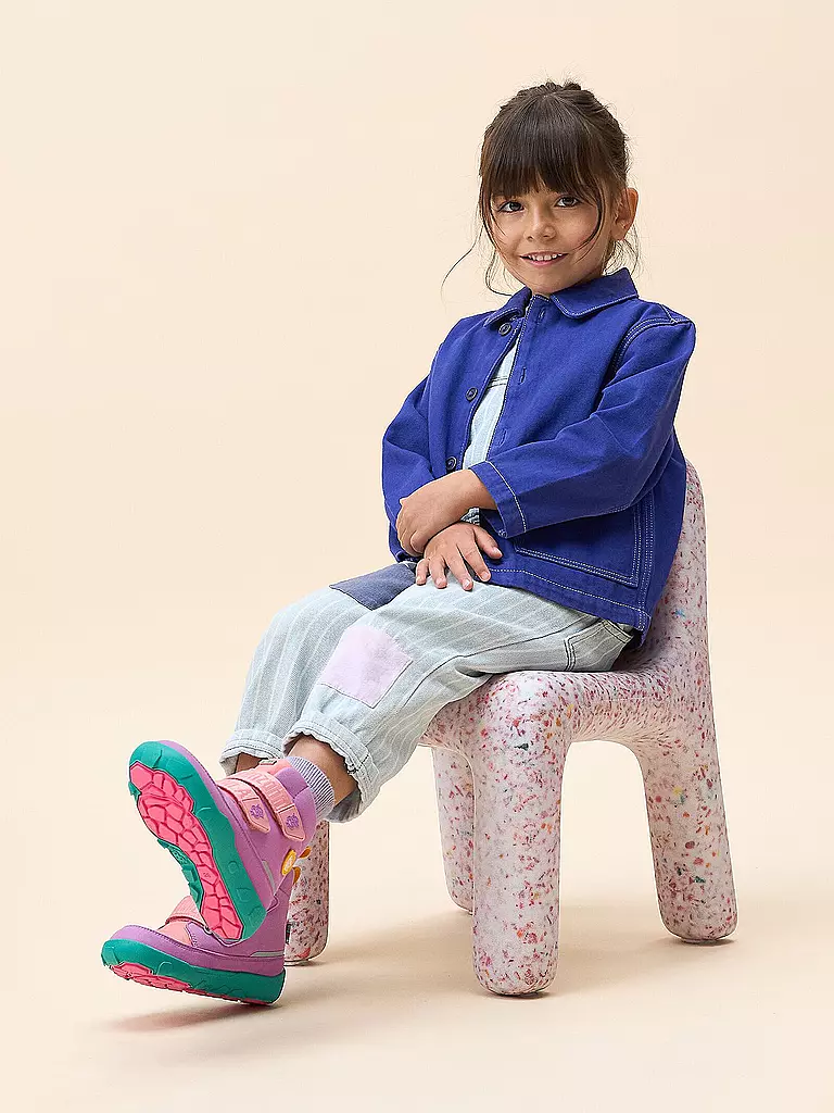 AFFENZAHN | Stivali invernali per bambini VEGAN COMFY Gufo | Fucsia