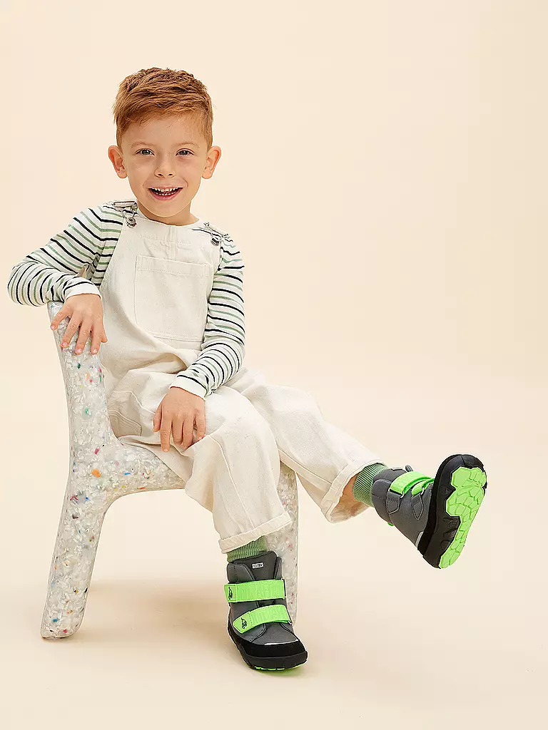 AFFENZAHN | Stivali invernali per bambini VEGAN COMFY Panther | Nero