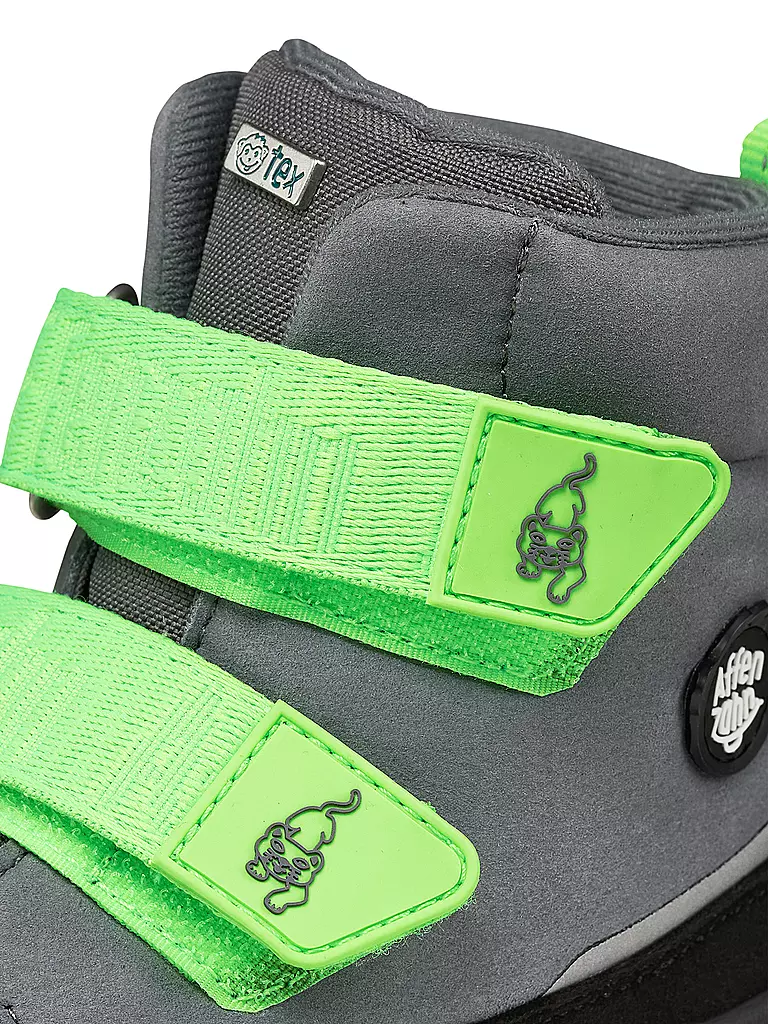 AFFENZAHN | Stivali invernali per bambini VEGAN COMFY Panther | Nero