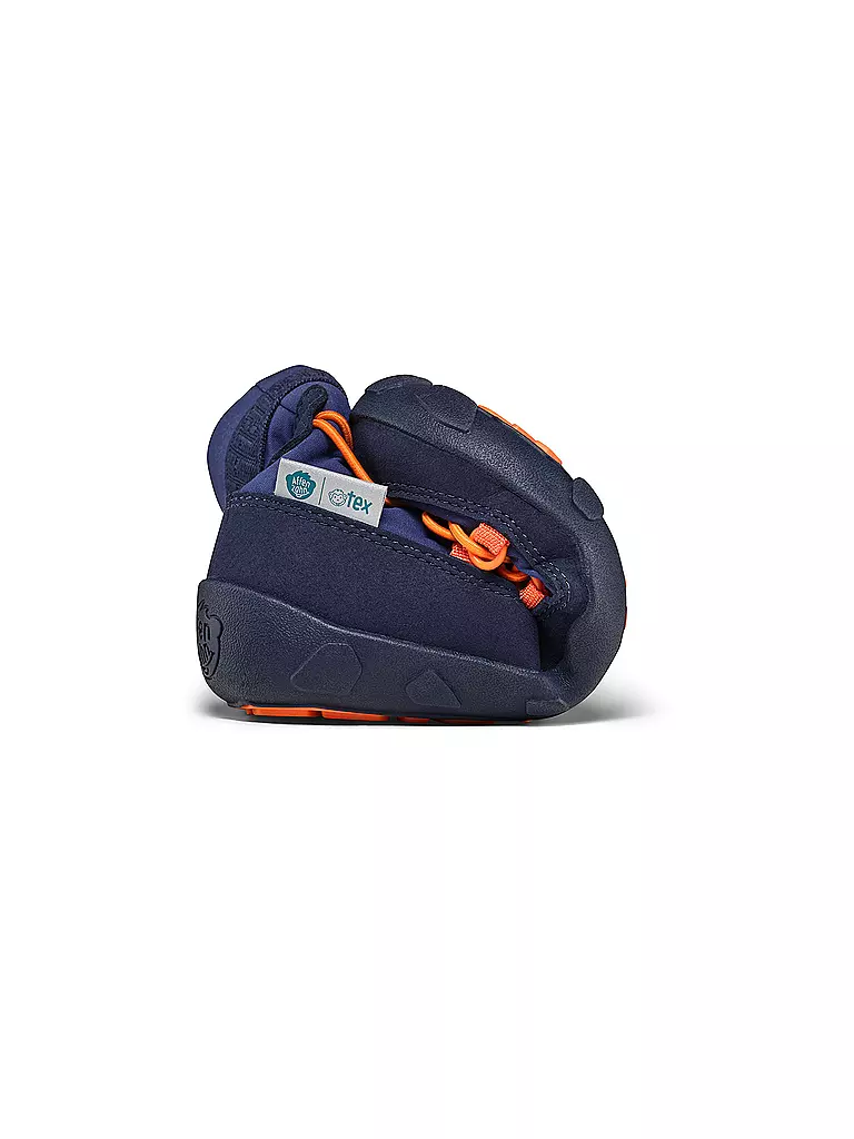 AFFENZAHN | Stivali invernali per bambini VEGAN SNOWY Elefante | Blu scuro