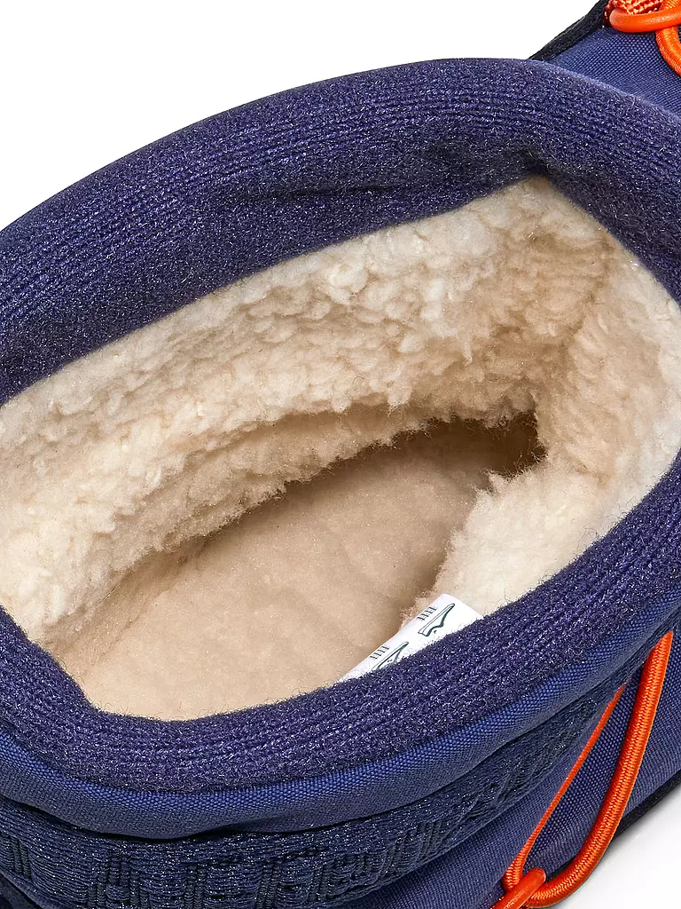 AFFENZAHN | Stivali invernali per bambini VEGAN SNOWY Elefante | Blu scuro