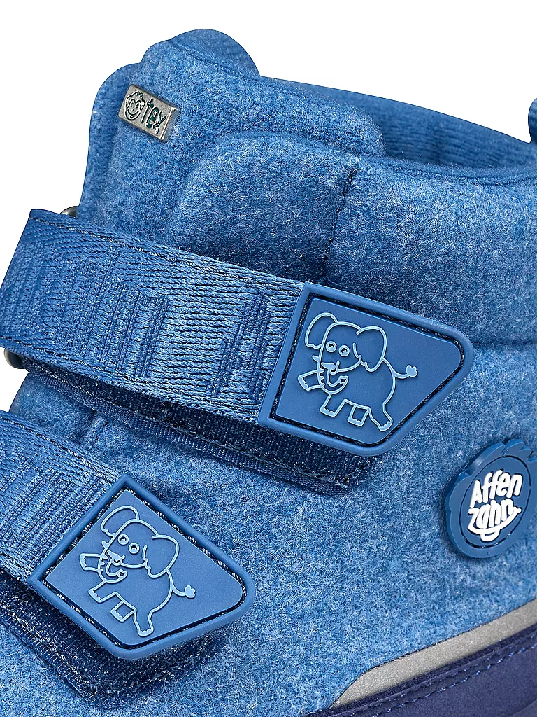AFFENZAHN | Stivali invernali per bambini WOLLE COMFY Elefante | 