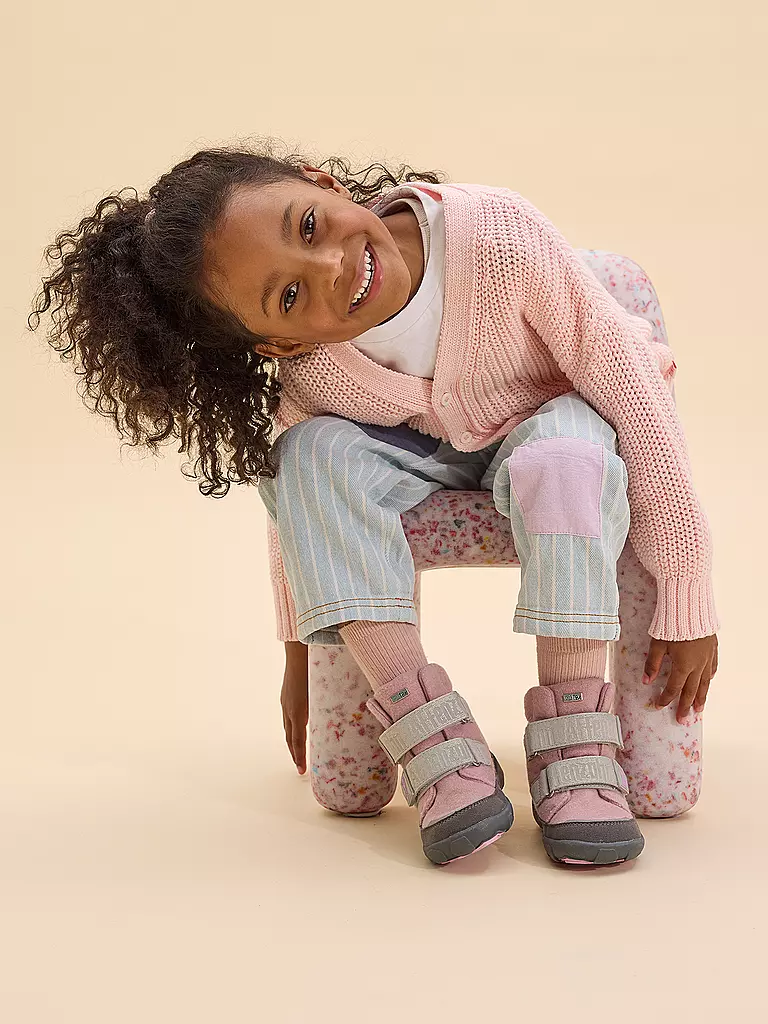AFFENZAHN | Stivali invernali per bambini WOLLE COMFY Koala | Rosa