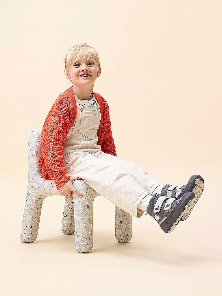 AFFENZAHN | Stivali per bambini WOLLE COMFY Rinoceronte | Nero