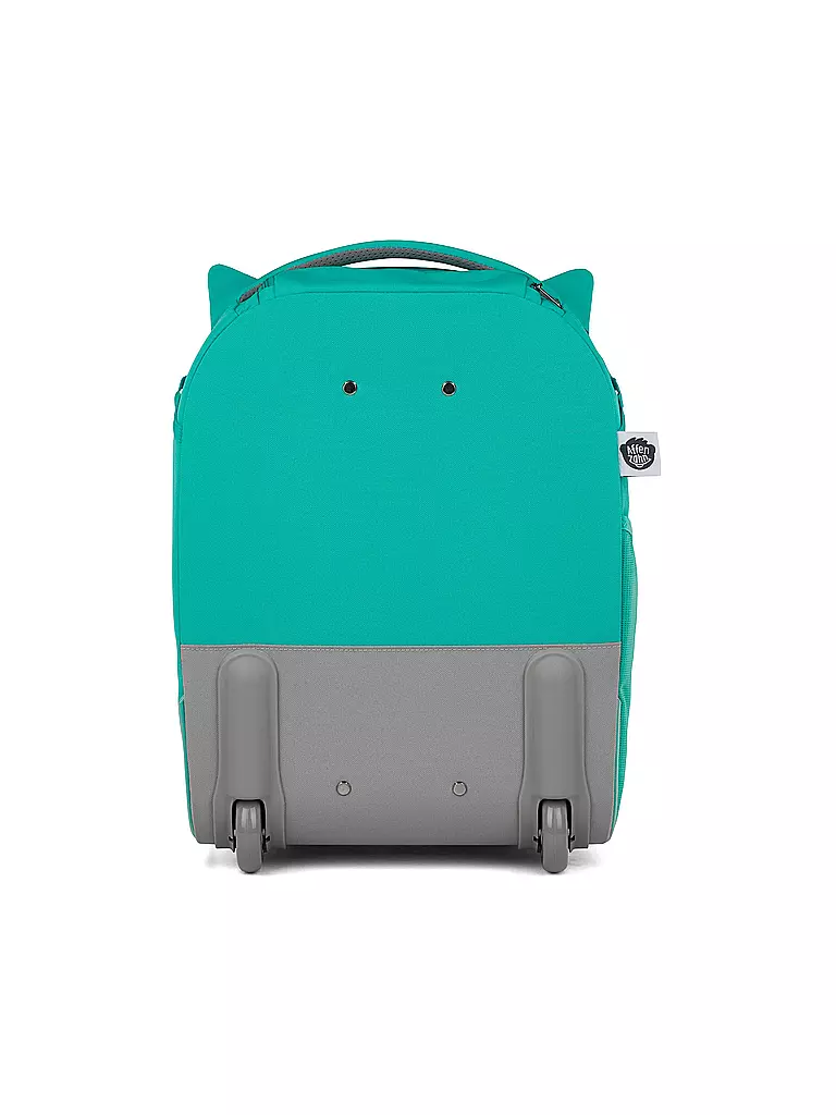 AFFENZAHN | Trolley per bambini "Amico di viaggio - Eluise Gufo" | Turchese