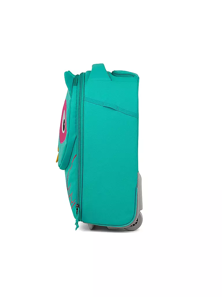 AFFENZAHN | Trolley per bambini "Amico di viaggio - Eluise Gufo" | Turchese