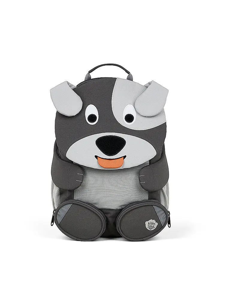 AFFENZAHN | Zaino per bambini Grande Amico - Cane | Grigio