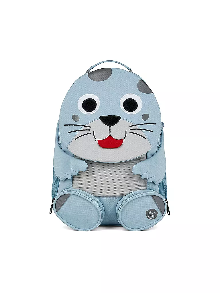 AFFENZAHN | Zaino per bambini Grandi Amici - Foca | Blu chiaro