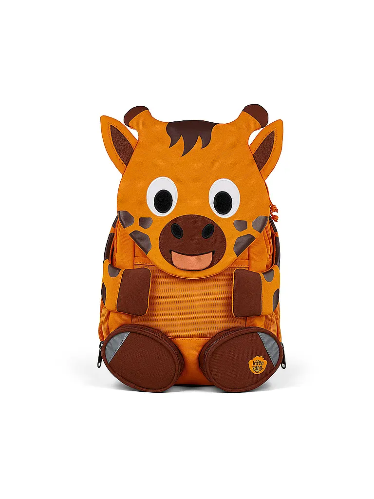 AFFENZAHN | Zaino per bambini Grandi Amici - Giraffa | Arancione