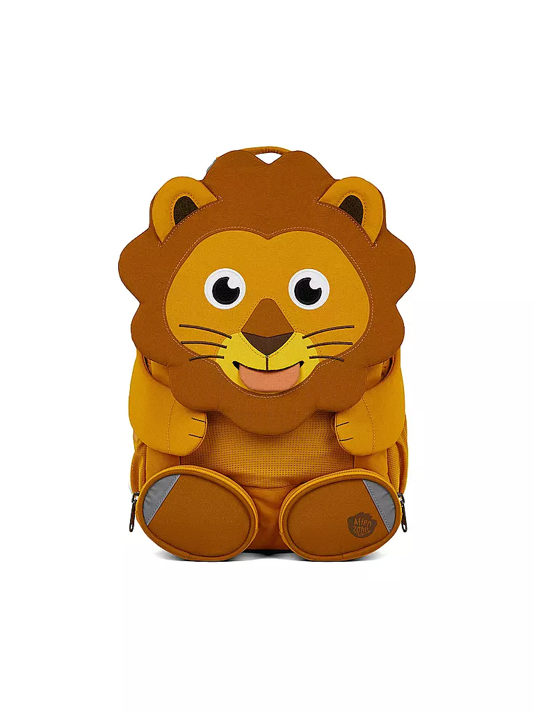 AFFENZAHN | Zaino per bambini Grandi Amici - Leone | Arancione