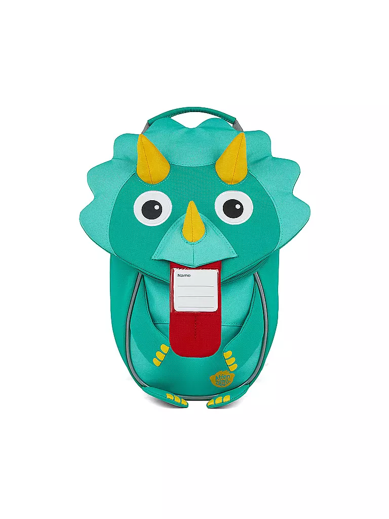 AFFENZAHN | Zaino per bambini Piccoli amici - Dinosauro | Turchese