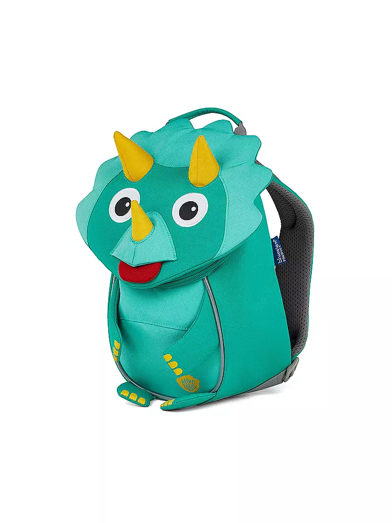 AFFENZAHN | Zaino per bambini Piccoli amici - Dinosauro | Turchese