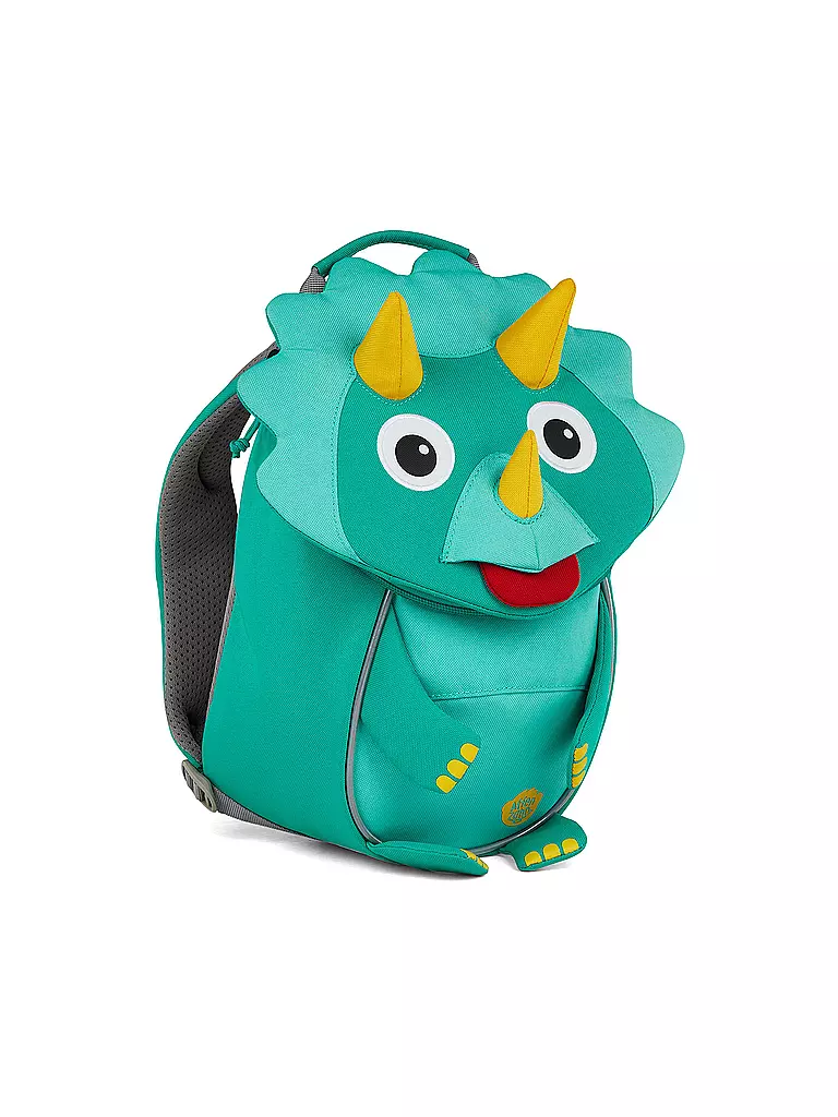 AFFENZAHN | Zaino per bambini Piccoli amici - Dinosauro | Turchese