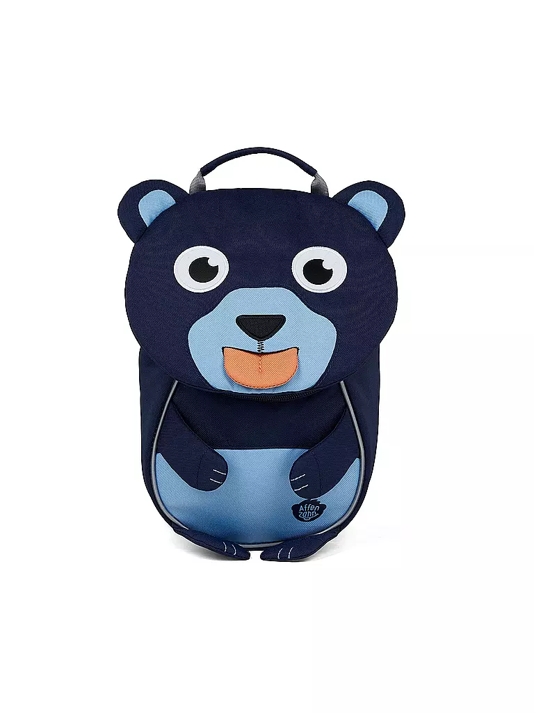 AFFENZAHN | Zaino per bambini Piccoli Amici - Orso | Blu scuro