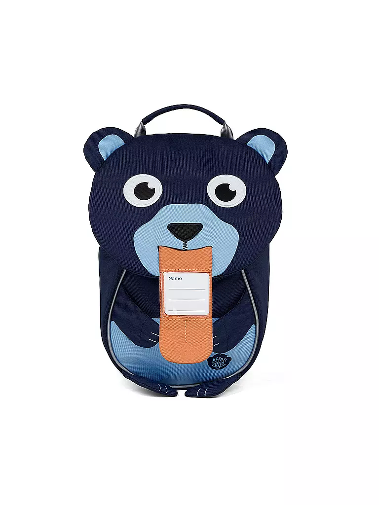 AFFENZAHN | Zaino per bambini Piccoli Amici - Orso | Blu scuro