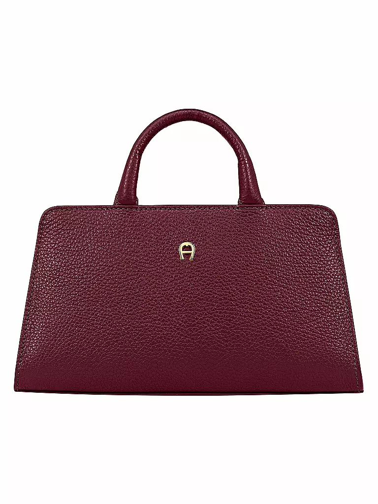 AIGNER | Borsa in pelle - Borsa a mano CYBILL Small | Rosso scuro